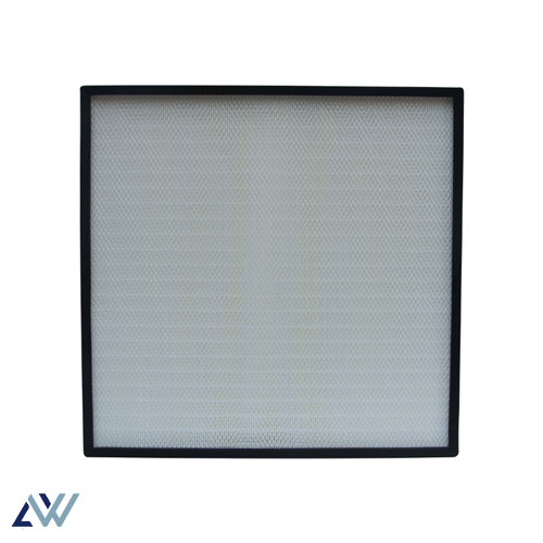 Mini pleat hepa filter extruded alluminium frame